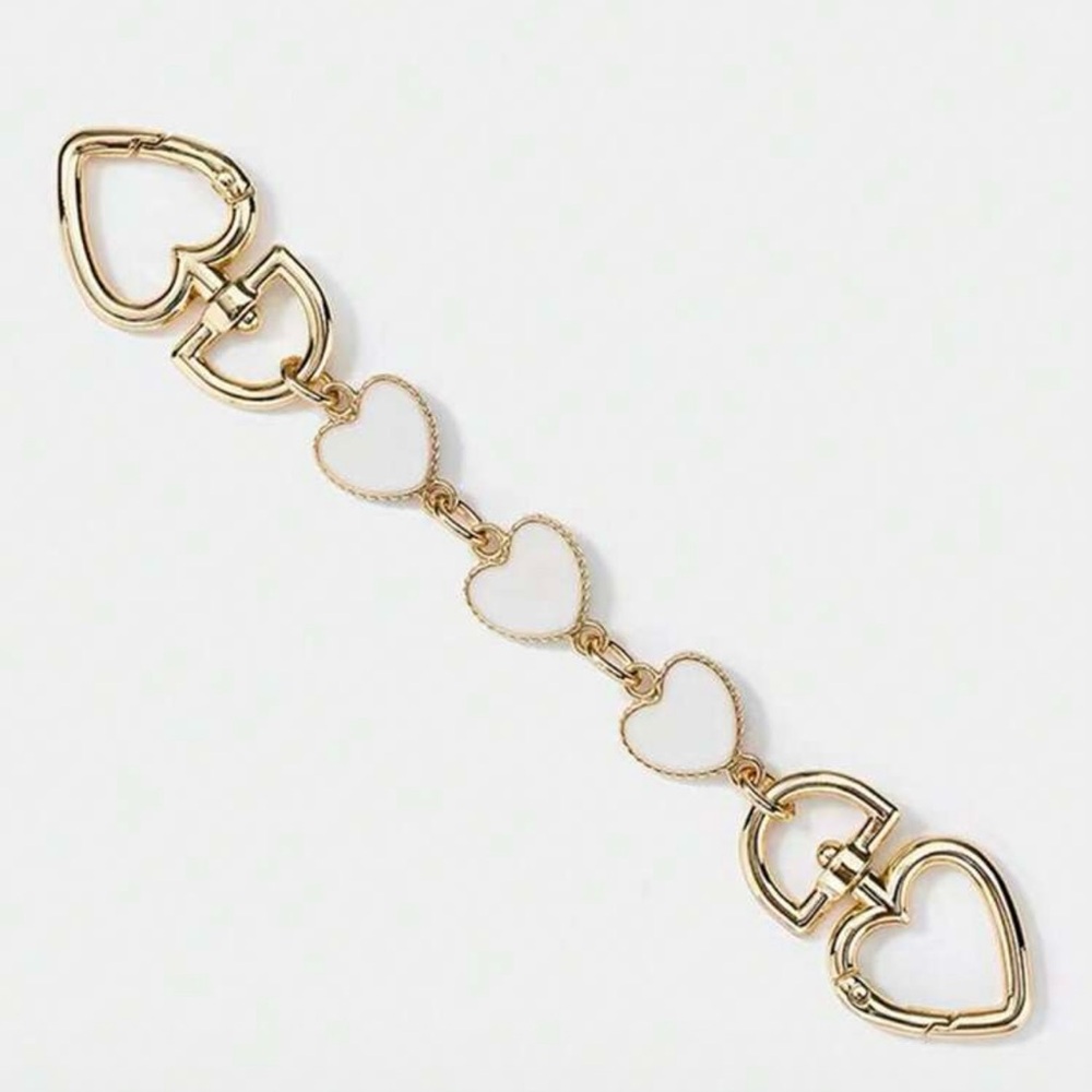 Gold Heart Bag Extender!